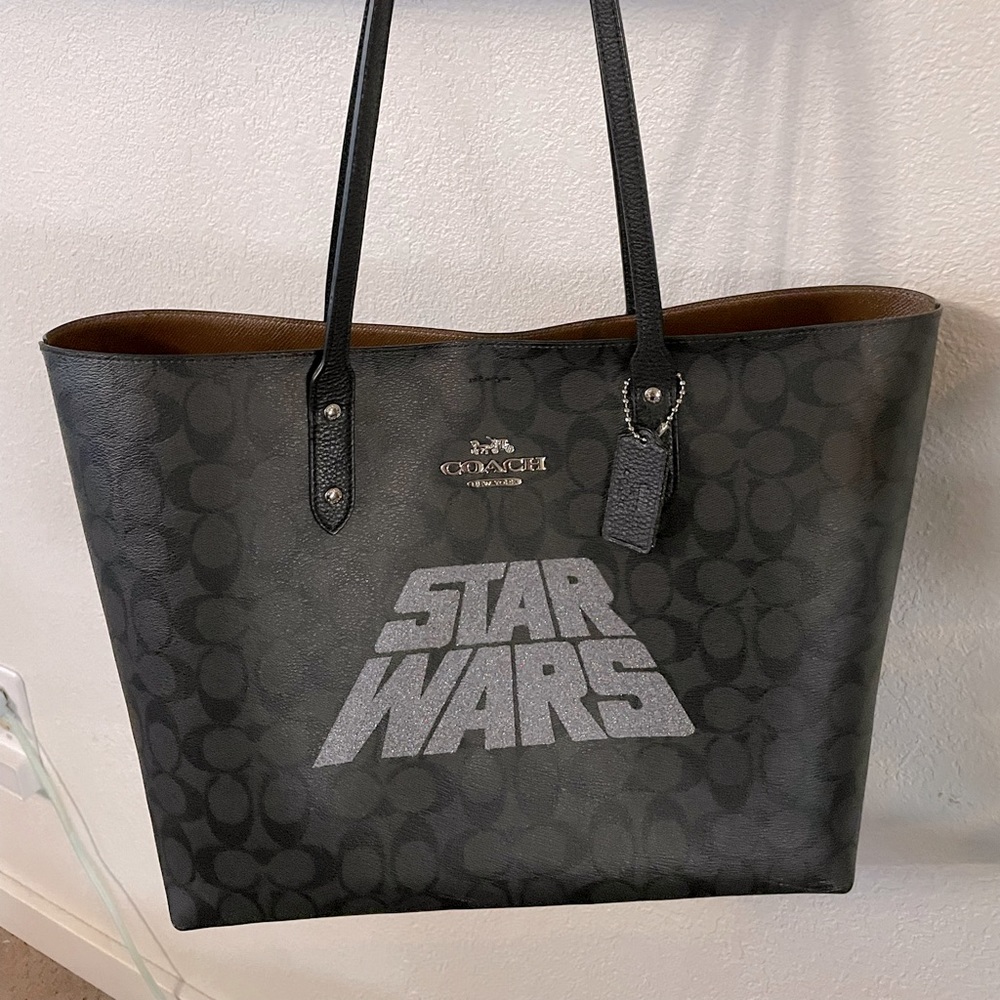 Coach Star Wars Black Tote bag